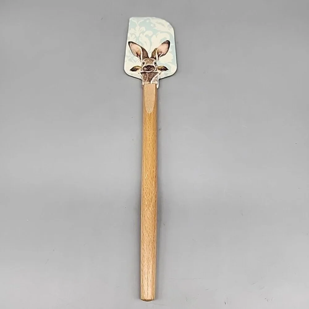 WILLIAMS SONOMA EASTER SPATULA BUNNY Wooden Handle